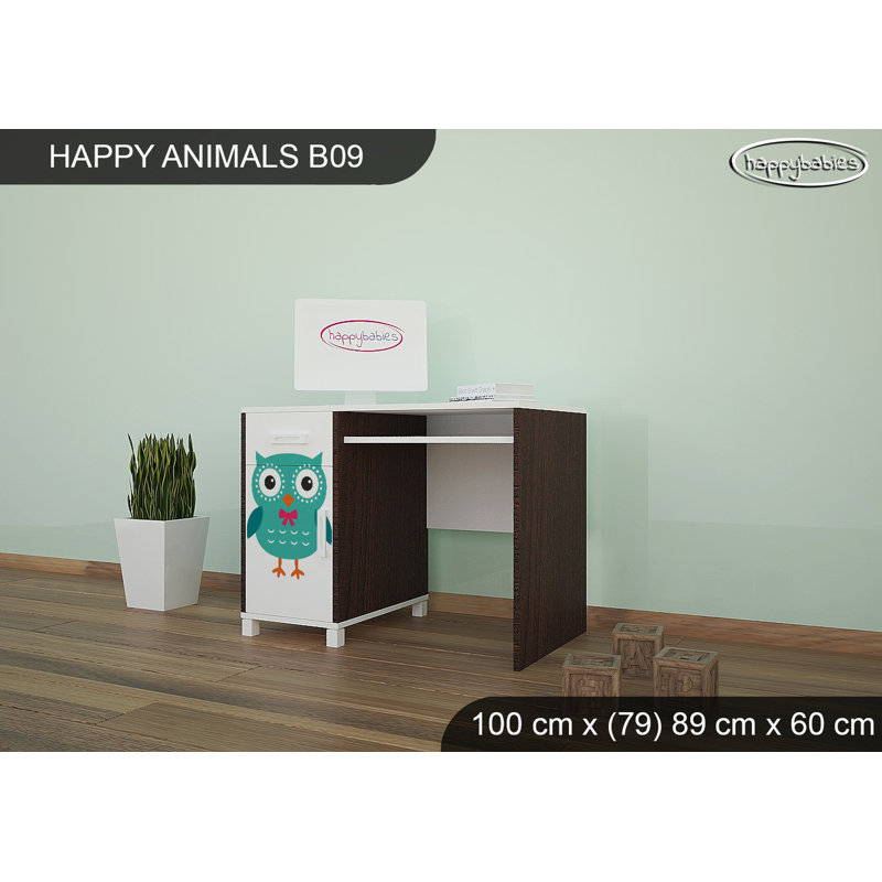 100cm Writing Desk, Chestnut