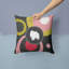 Keeshond Indoor/Outdoor Throw Pillow
