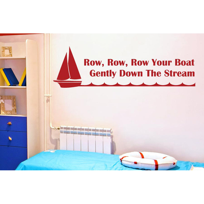 Non-Wall Damaging Wall Decal, Dark Red