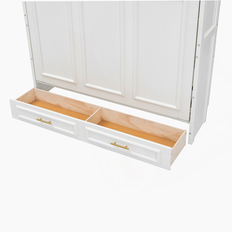 Murphy Bed With 2 Storage Drawers