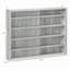 Vitrine à 5 niveaux, vitrine en verre avec 2 portes et tablettes réglables, fixation murale-979939043
