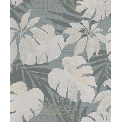 Rouleau de papier peint L 33 pi x l 20,9 po Alicea Leaves