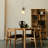 Hicklin 1-Light Modern Dimmable Cylinder Pendant Light with Clear Glass Shade-720568632