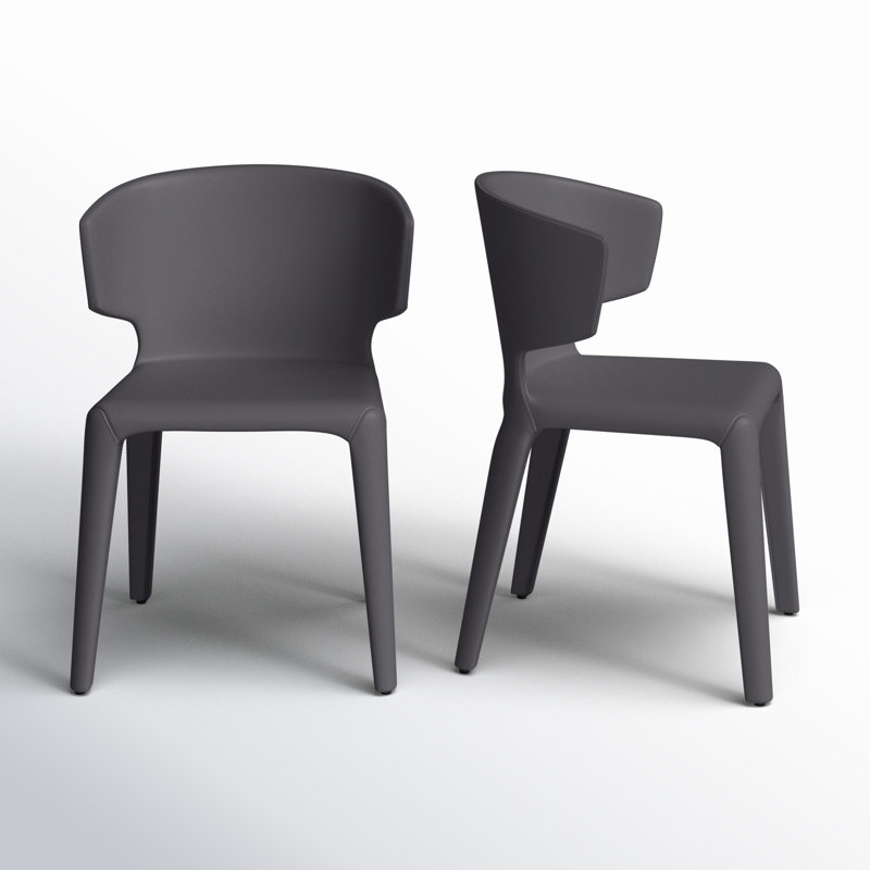 Cesar Upholstered Side Chair, Gray