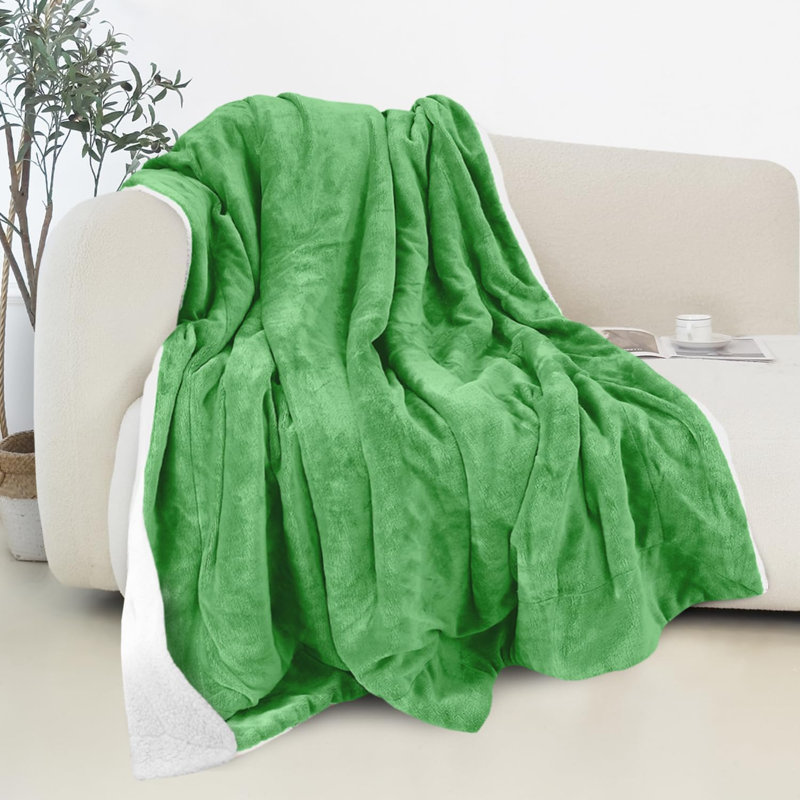 Throw Blanket, Emerald Green