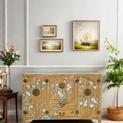 Simple Pastoral Style Porch Cabinet Accent Cabinet