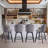Letecia Swivel Upholstered 26.4'' Counter Bar Stools-716073710