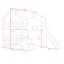 Cadre de lit mezzanine en bois Aryo avec tente-1906218670-1906218668