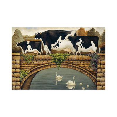Calistoga Bridge 1 Piece Wrapped Canvas Painting