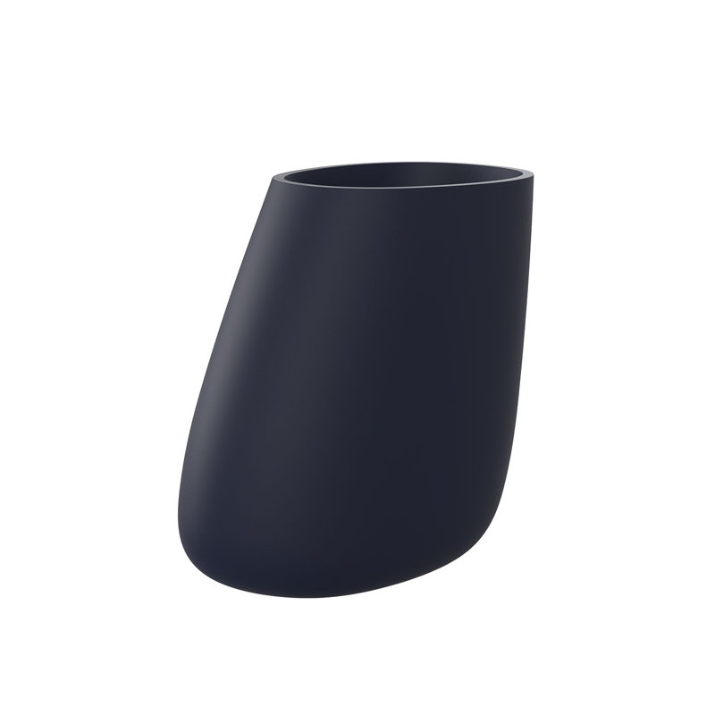 Stone Resin Pot Planter, 47.25” H x 40.75” W x 32.75” D, Tortora