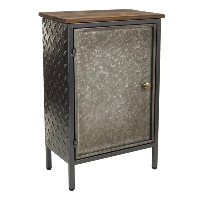 Dimond 37cm W Metal Bedside Table