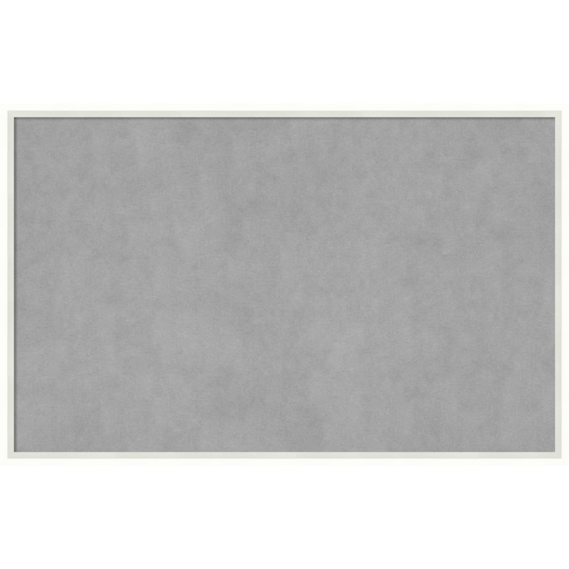 Tableau magnétique encadré blanc Lucie, H 21 po x l 33 po