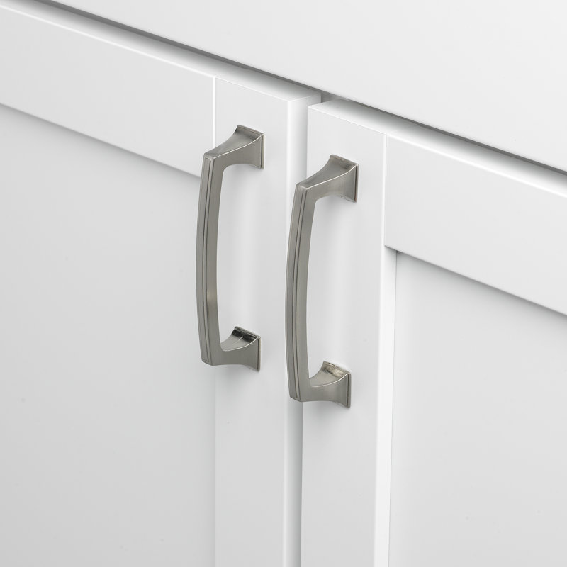 Deco Center to Center Arch Pull, Satin Nickel, 3"
