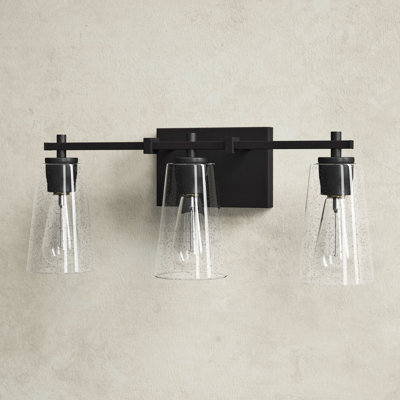 Noland 3 Light Transparent Dimmable Vanity Light