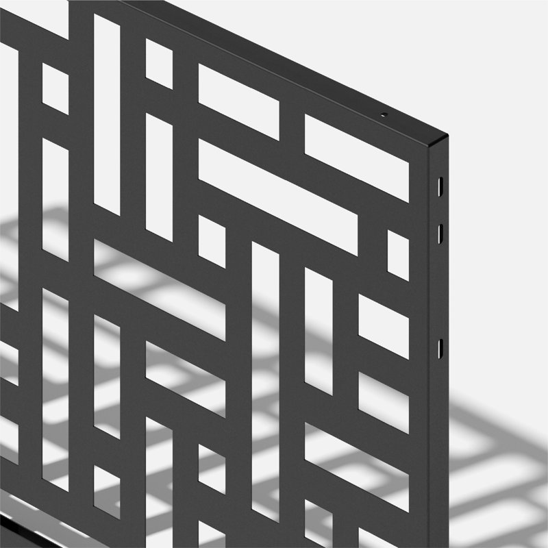 Panneau de clôture à blocs H 4 pi x l 2 pi