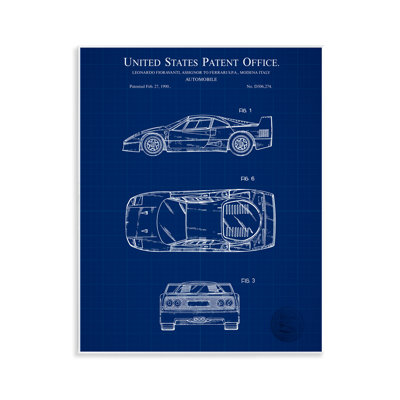 Art automobile, "Blue Car" par Charles Hronek