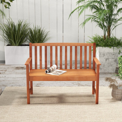 Banc de jardin en bois Nemuel