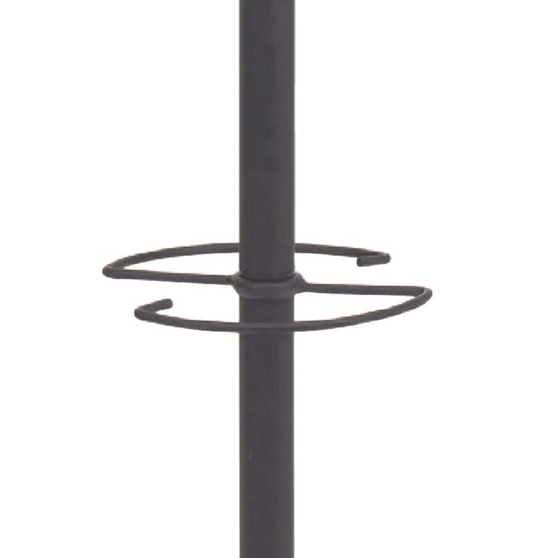Stily Freestanding 8 - Hook Coat Rack, Black