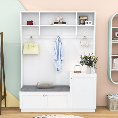 Elegant Design Hall Tree With Comfort And Solutions