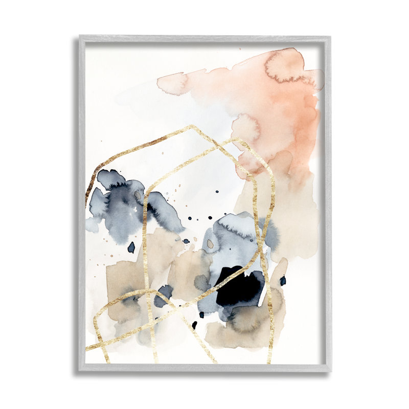 «Abstracted Musical Beats Boho» par Victoria Barnes - Peinture sur toile, Estampe numérique Farmhouse, H 20 po x l 16 po