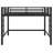 Metal Loft Bed Featuring Ladder & Secure Guardrails For Safety-208580112