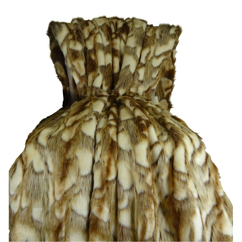 Knitted Throw Blanket, 108" L x 90" W