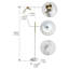 URBNLIVING 146cm Task Floor Lamp-82147425