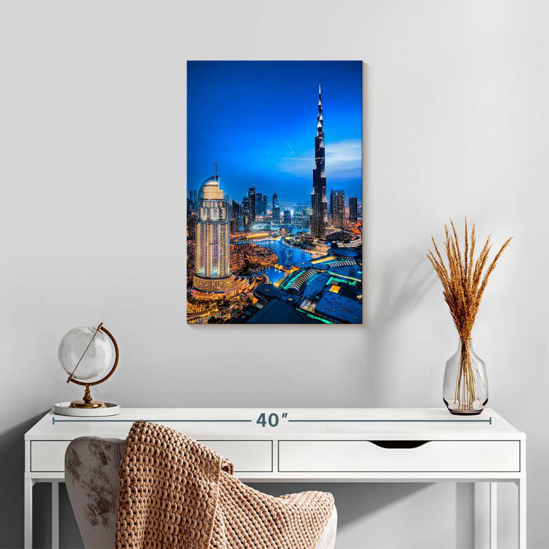 Aime Downtown Dubai Lights, 24" H x 16" W