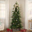 Une vraie touche? Arbre de Noël artificiel pin pré-éclairé Breckenridge IPT - DEL bicolore-109395152