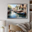 «Beige Canal Watercolor Whimsy I», reproduction sur toile-607245937-607245945