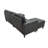 Linen Upholstered Modular Sectional With 2 Ottomans