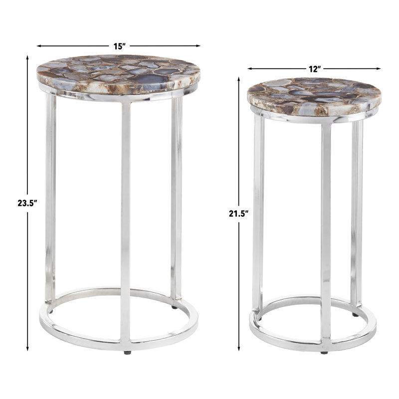 Dopson Stone Top Nesting Tables