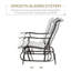 Fauteuil oscillant d'extérieur Outsunny (excluant la table)