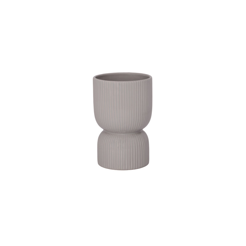 Ceramic Vase Gloss Gray