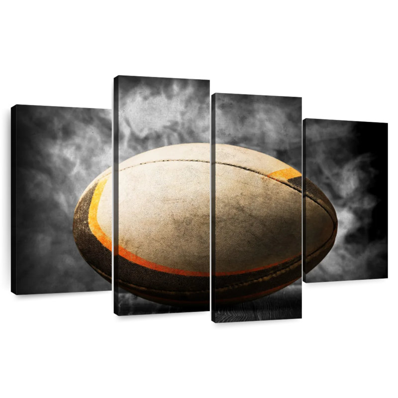 Ballon de rugby Siréci, H 32 po x l 52 po
