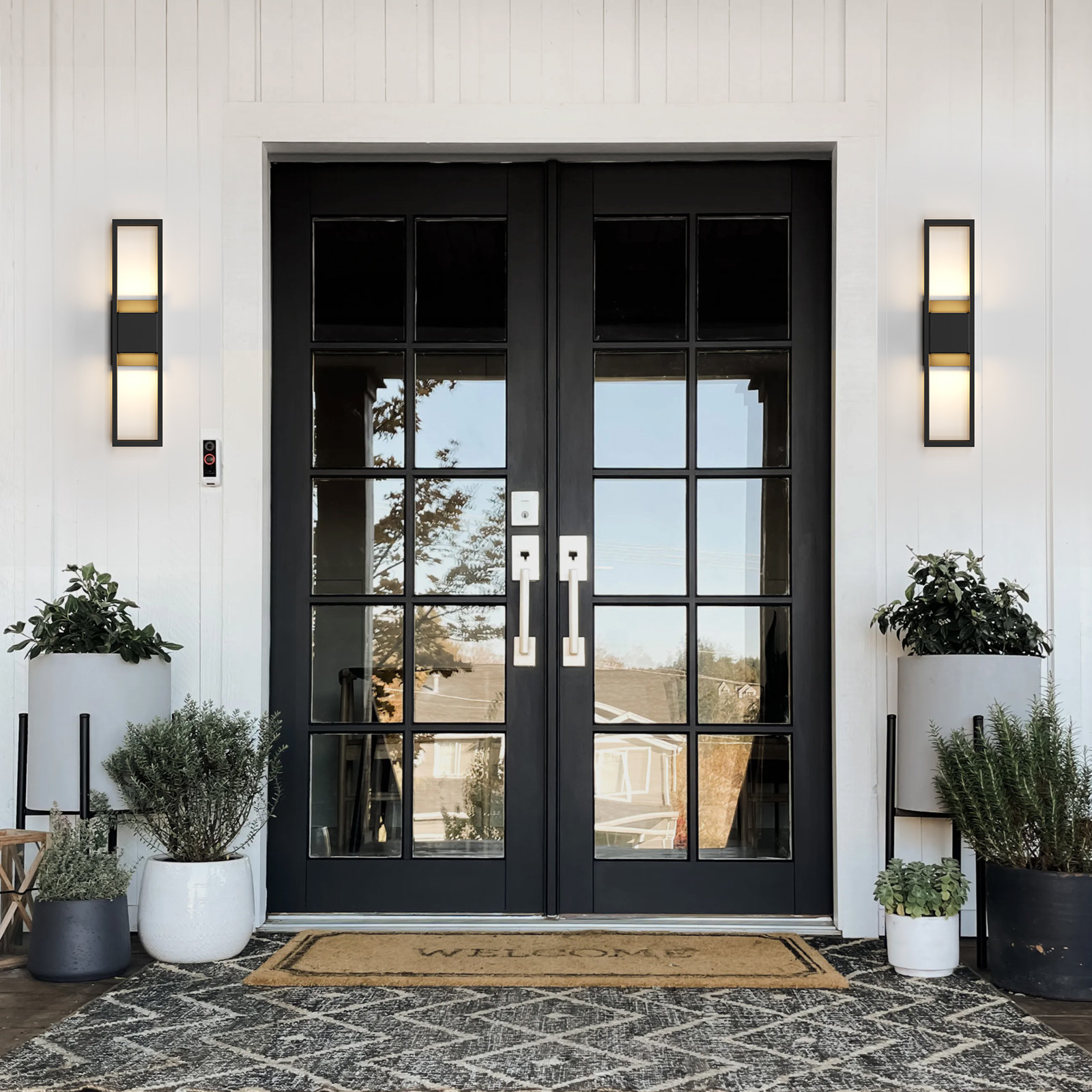 Alcott Hill® Outdoor Sconce, 27.5" H x 5.88" W x 4.38" D