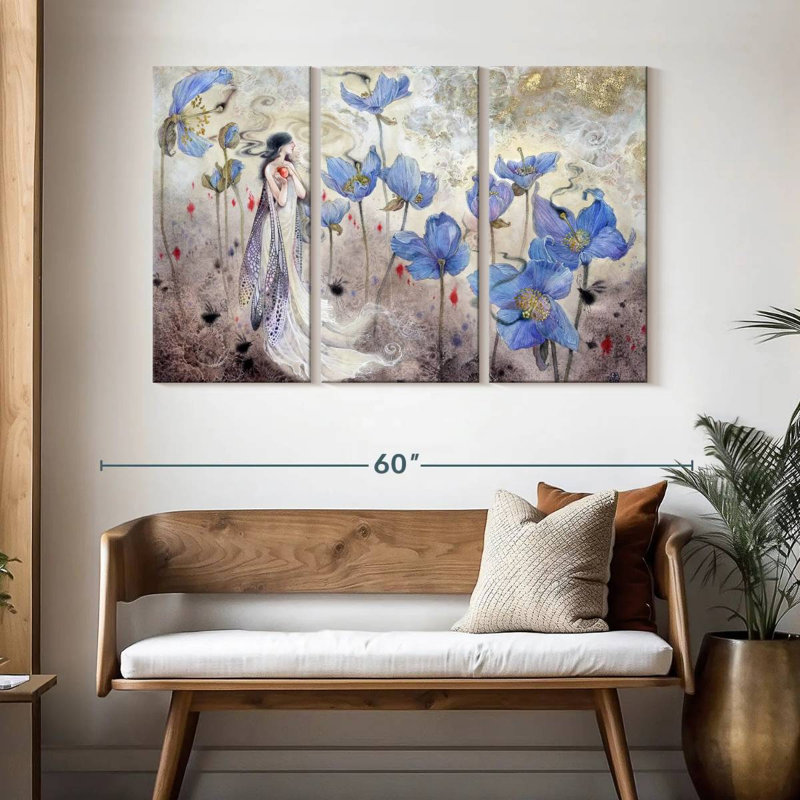 Kelan Descants, 32" H x 50" W