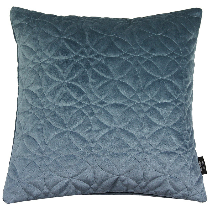 Huebert Square Cushion Cover, 60 x 60cm, Cushion Cover, Soft Silver