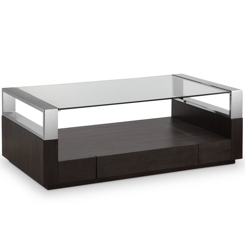 Ahlers Glass Top Coffee Table