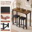  Ensemble de 17 tables 3 pièces à hauteur de comptoir et 2 chaises-1321523958