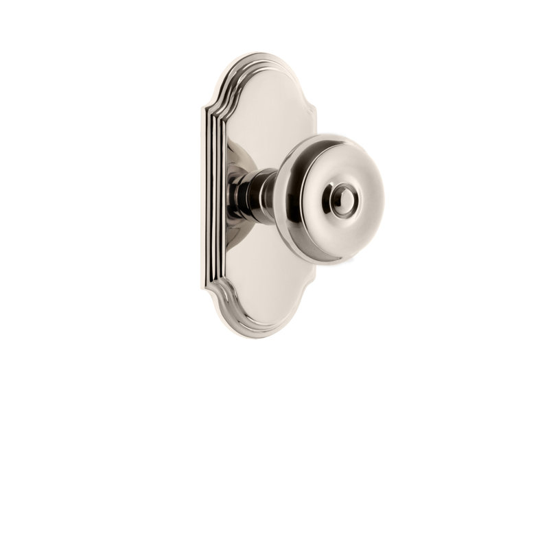 Fausse plaque Grandeur, Nickel poli