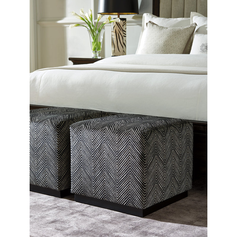 Repose-pieds colby, Noir, Noir / gris