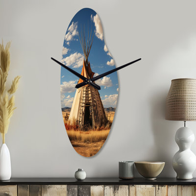 Horloge murale beige beige