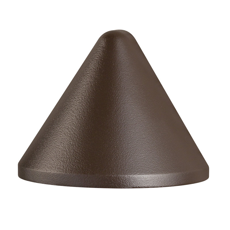 Luminaire de terrasse câblé Chimal, Bronze architectural texturé