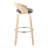 Laurenzio Fixed-Height Bar & Counter Stools with Bent Wood Legs & Round Footrest (Set of 2)-1714241060-1714241084-1738584000