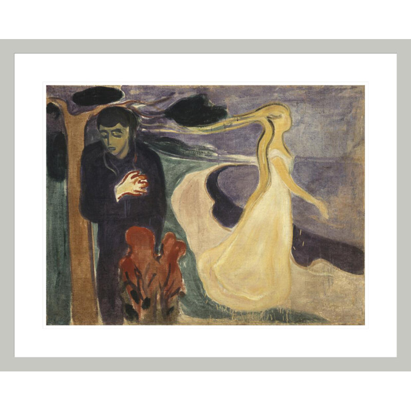 Separation by Edvard Munch -Framed Giclee Print, 23.5" H x 29.07" W