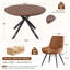 Ensemble de table de salle à manger 47,2 po avec 4 chaises rembourrées-131082355-131082354