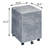 Silver 3-Drawer File Cabinet