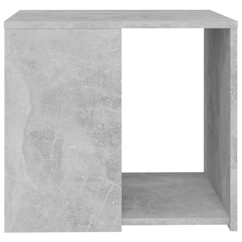 Gobnait Floor Shelf End Table, Concrete Grey, Concrete Grey