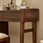 Commode en noyer noir de style minimaliste nordique